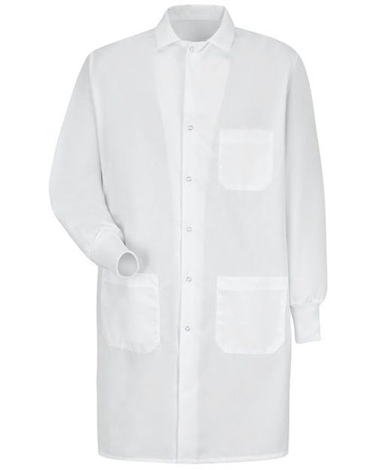 Red Kap Unisex Specialized Cuffed Lab Coat - KP72 - EMBROIDERED
