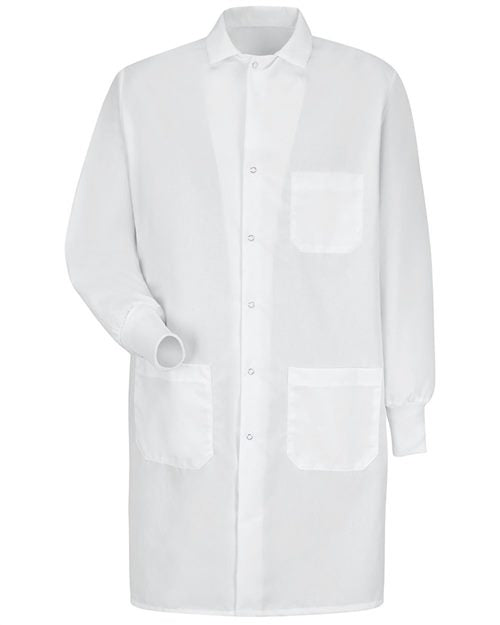 Red Kap Unisex Specialized Cuffed Lab Coat - KP72 - EMBROIDERED
