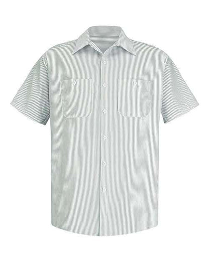 Red Kap Men's Premium Short Sleeve Work Shirt - SP20 - EMBROIDERED