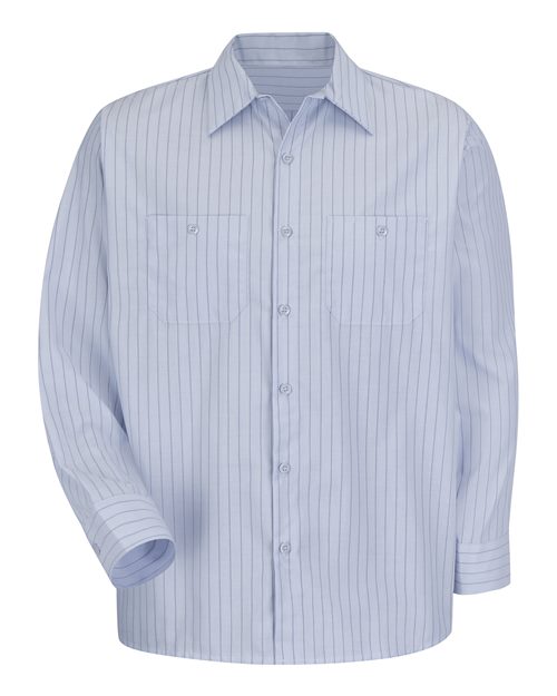 Red Kap Men's Premium Long Sleeve Work Shirt - SP10 - EMBROIDERED
