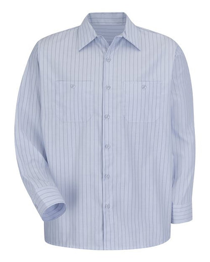 Red Kap Men's Tall Premium Long Sleeve Work Shirt - SP10T - EMBROIDERED