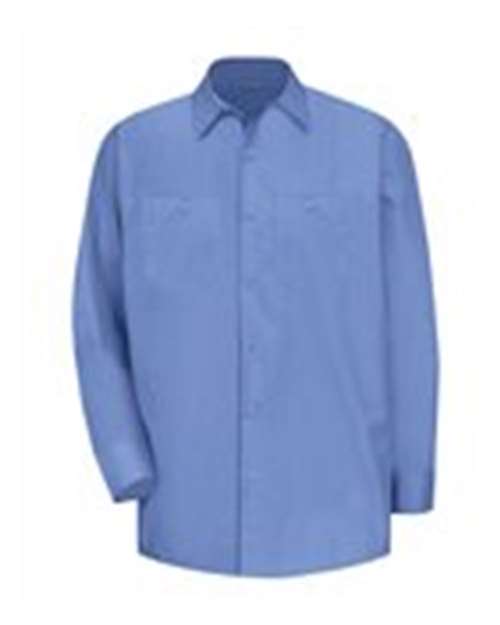 Red Kap Men's Tall Broadcloth Shirt - SB12T - EMBROIDERED