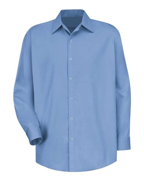 Red Kap Men's Long Sleeve Specialized Cotton Work Shirt - SC16 - EMBROIDERED
