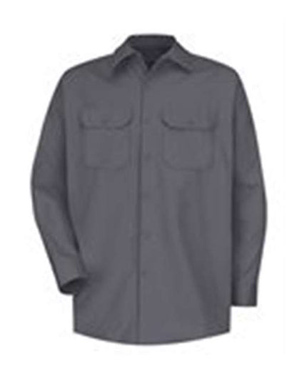 Red Kap Men's Tall Deluxe Heavyweight Cotton Shirt - SC70T - EMBROIDERED