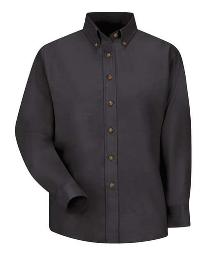Red Kap Women's Poplin Dress Shirt - SP91 - EMBROIDERED