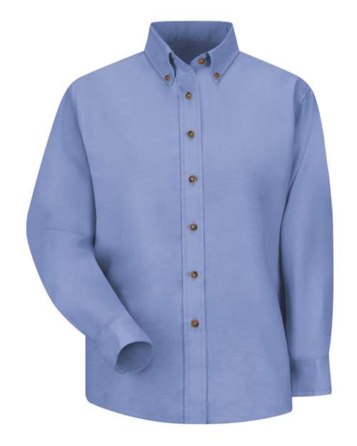 Red Kap Women's Poplin Dress Shirt - SP91 - EMBROIDERED