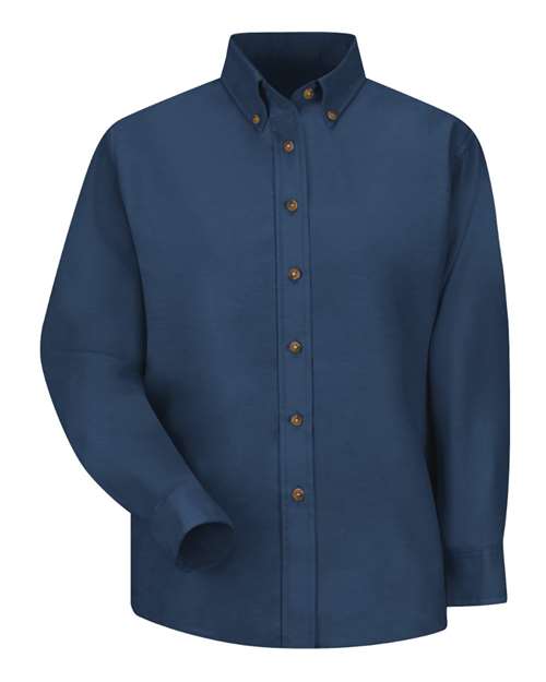 Red Kap Women's Poplin Dress Shirt - SP91 - EMBROIDERED