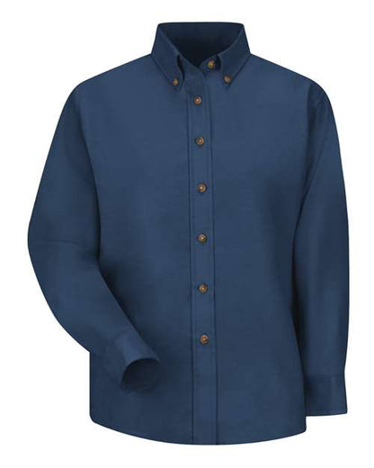 Red Kap Women's Poplin Dress Shirt - SP91 - EMBROIDERED