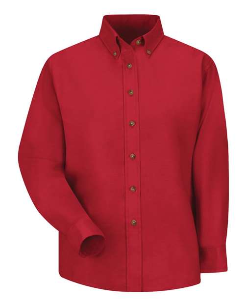 Red Kap Women's Poplin Dress Shirt - SP91 - EMBROIDERED
