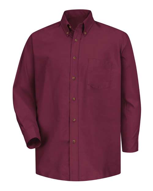 Red Kap Men's Poplin Dress Shirt - SP90 - EMBROIDERED