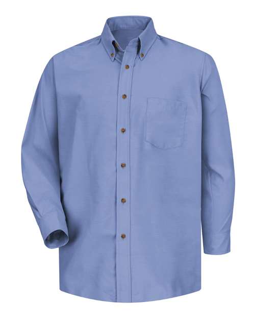 Red Kap Men's Poplin Dress Shirt - SP90 - EMBROIDERED