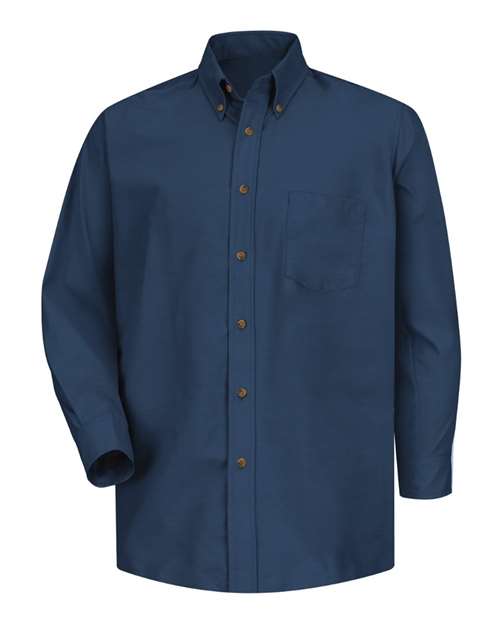 Red Kap Men's Poplin Dress Shirt - SP90 - EMBROIDERED