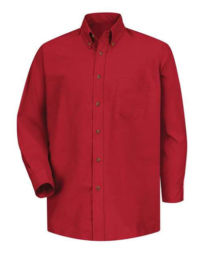 Red Kap Men's Poplin Dress Shirt - SP90 - EMBROIDERED