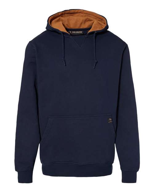 DRI DUCK Men's Woodland Fleece Hooded Pullover - 7035 - EMBROIDERED