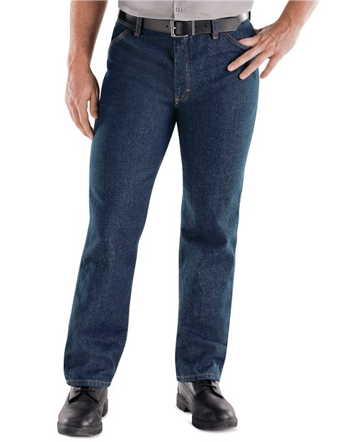Red Kap Men's Odd Sizes Classic Work Jeans - PD54ODD - EMBROIDERED