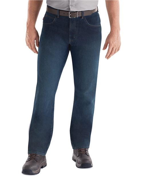 Red Kap Men's Dura-Kap Flex Work Jeans - PD90 - EMBROIDERED