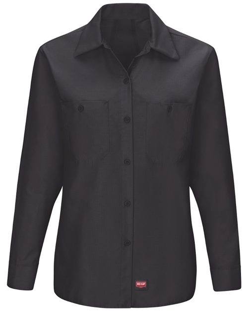 Red Kap Women's Long Sleeve Mimix Work Shirt - SX11 - EMBROIDERED