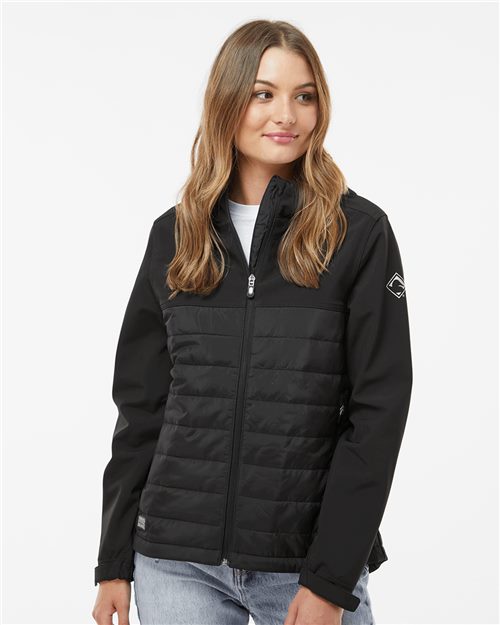 DRI DUCK Women's Vista Soft Shell Puffer Jacket - 9415 - EMBROIDERED