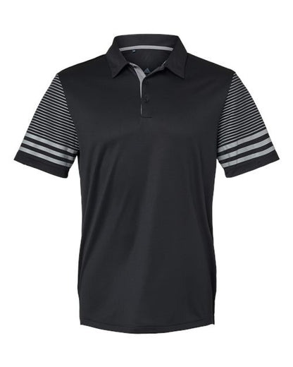 Adidas. Men's Striped Sleeve Polo. A490