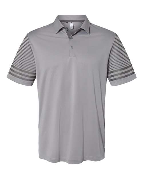 Adidas. Men's Striped Sleeve Polo. A490