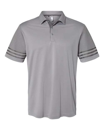 Adidas. Men's Striped Sleeve Polo. A490