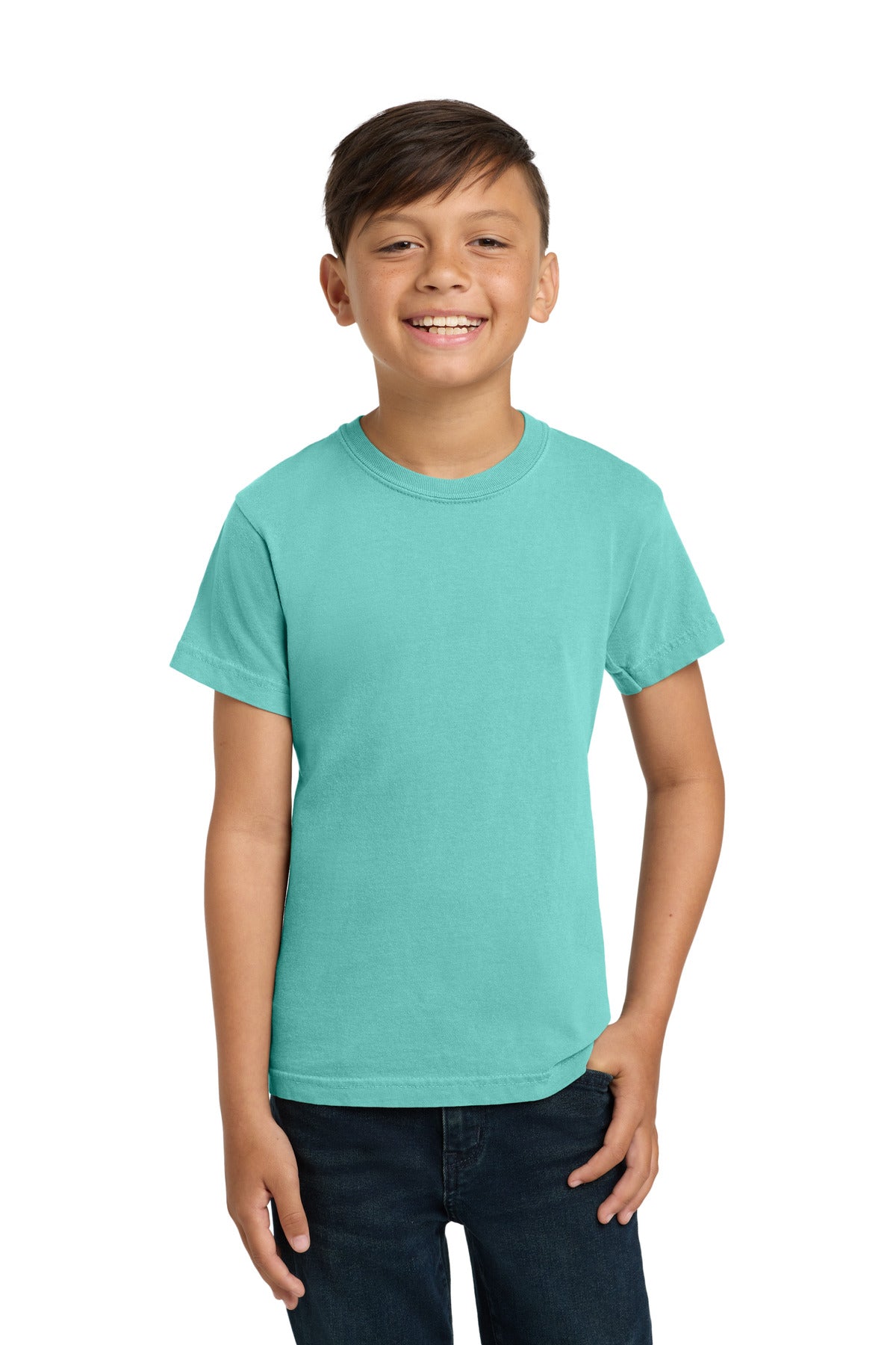 COMFORT COLORS  Youth Heavyweight Ring Spun Tee. 9018 - EMBROIDERED