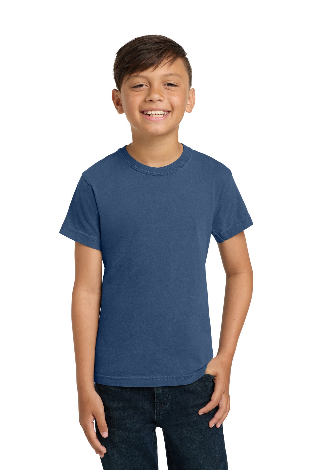 COMFORT COLORS  Youth Heavyweight Ring Spun Tee. 9018 - EMBROIDERED