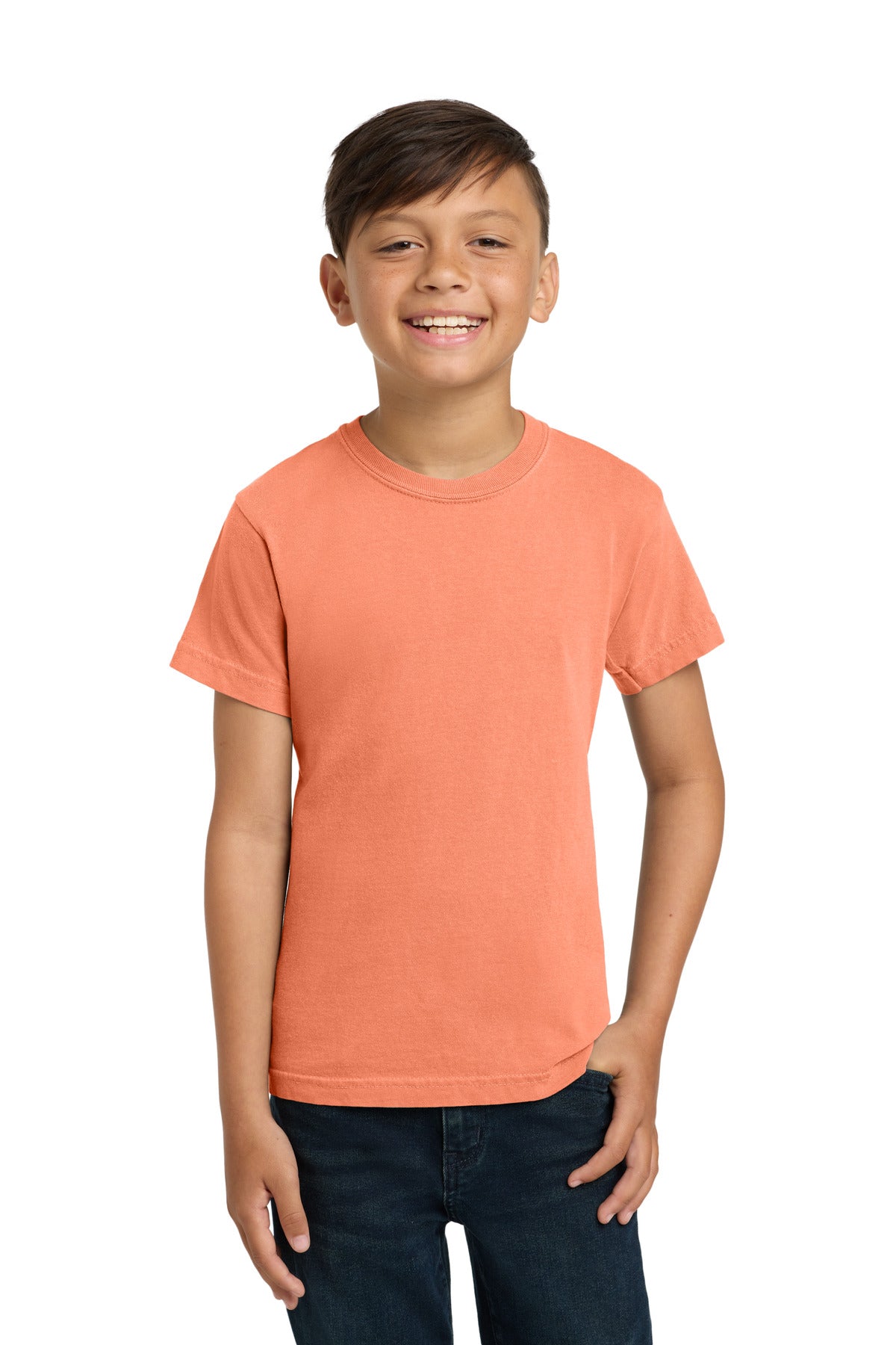 COMFORT COLORS  Youth Heavyweight Ring Spun Tee. 9018 - EMBROIDERED