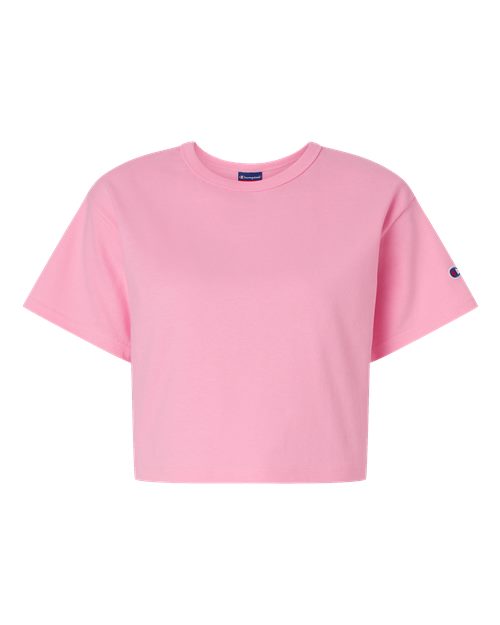 Champion Women's Heritage Jersey Crop T-Shirt - T453W - EMBROIDERED
