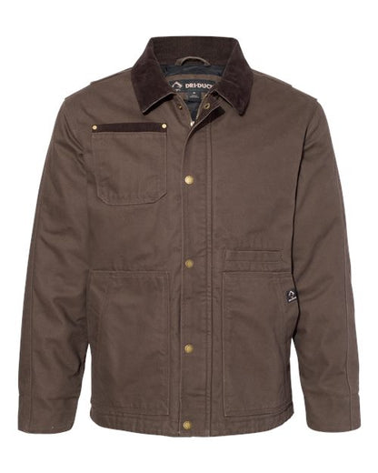 DRI DUCK Men's Tall Rambler Boulder Cloth Jacket - 5091T - EMBROIDERED