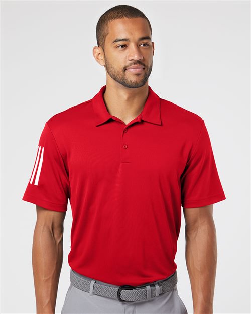 Adidas. Men's Floating 3-Stripes Polo. A480