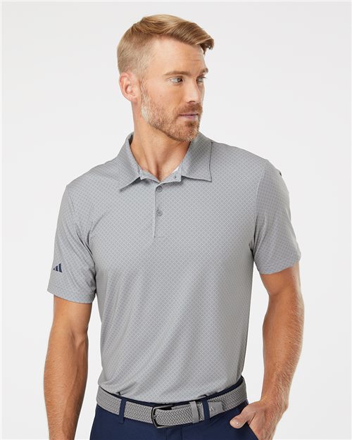 Adidas. Men's Diamond Dot Print Polo. A498