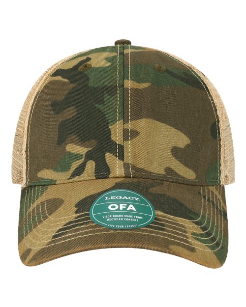 LEGACY Old Favorite Trucker Cap - OFA - EMBROIDERED