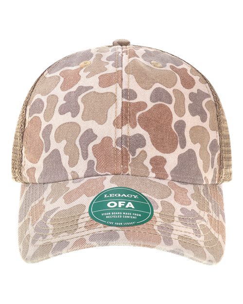LEGACY Old Favorite Trucker Cap - OFA - EMBROIDERED