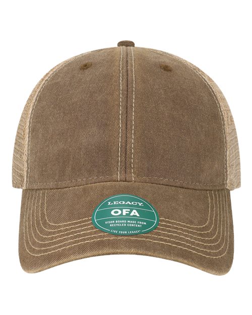 LEGACY Old Favorite Trucker Cap - OFA - EMBROIDERED