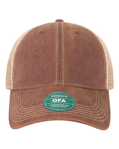 LEGACY Old Favorite Trucker Cap - OFA - EMBROIDERED