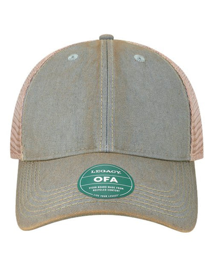 LEGACY Old Favorite Trucker Cap - OFA - EMBROIDERED
