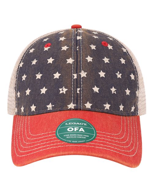 LEGACY Old Favorite Trucker Cap - OFA - EMBROIDERED