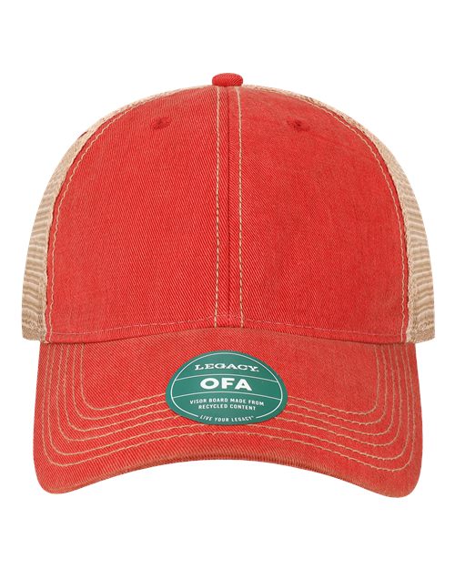 LEGACY Old Favorite Trucker Cap - OFA - EMBROIDERED