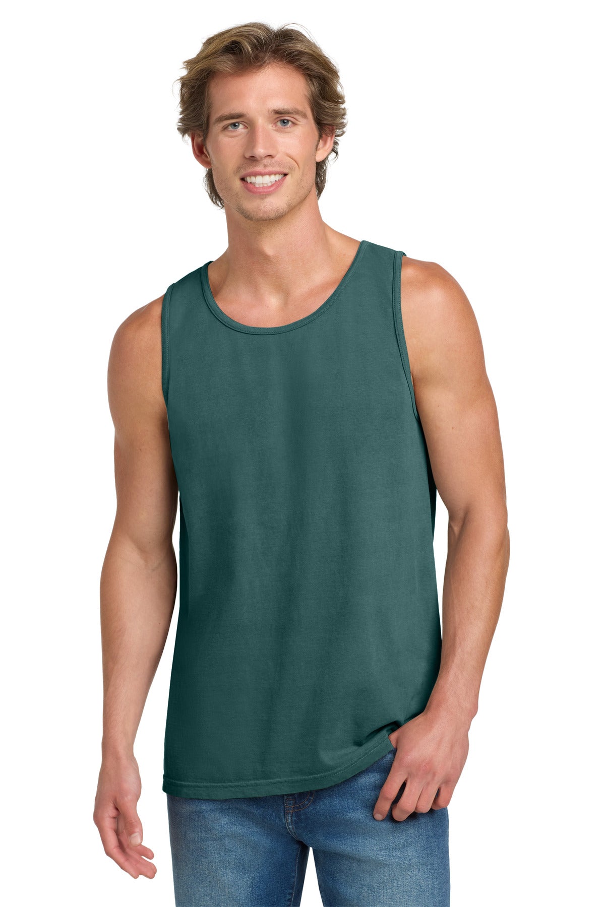 COMFORT COLORS  Heavyweight Ring Spun Tank Top. 9360 - EMBROIDERED