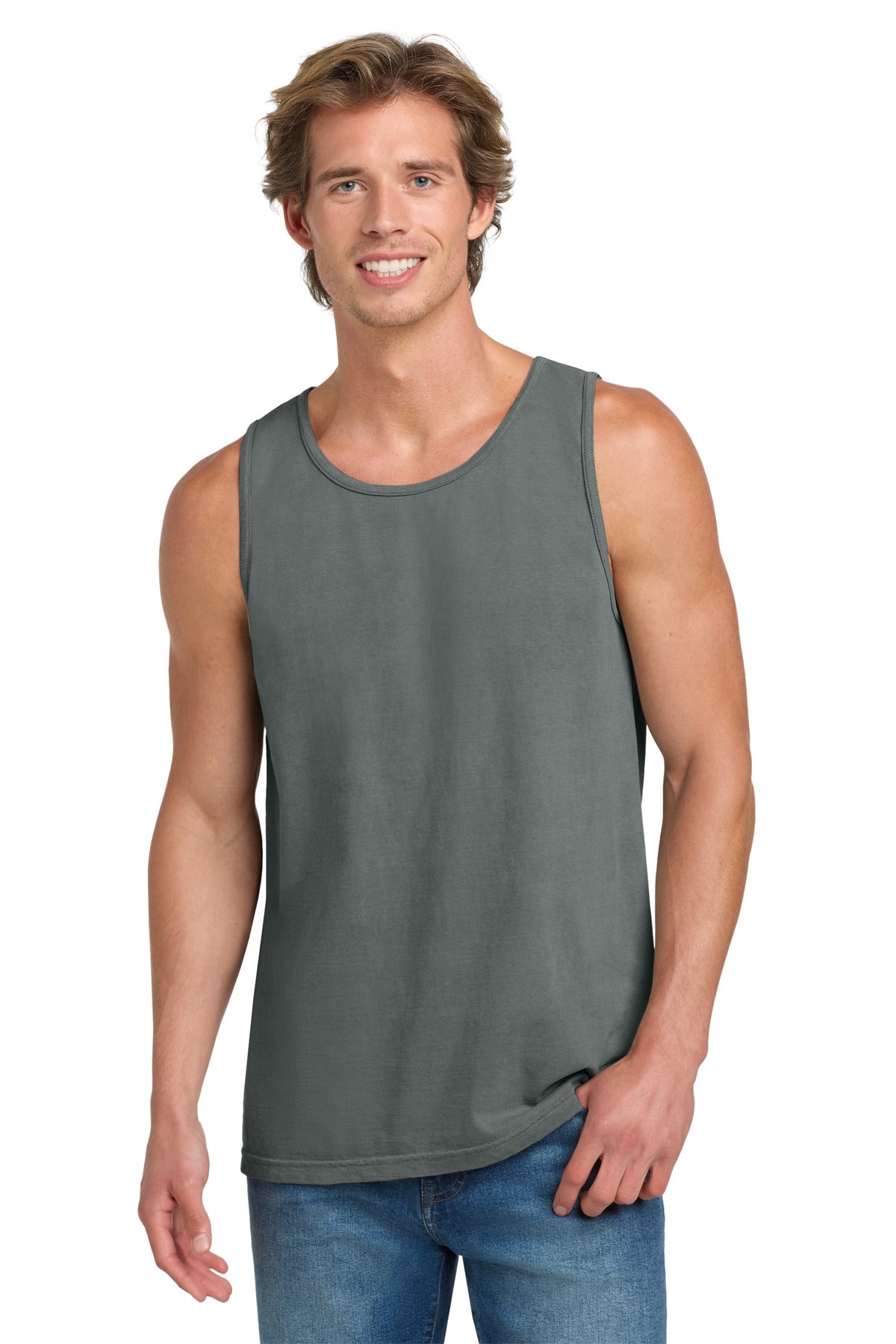 COMFORT COLORS  Heavyweight Ring Spun Tank Top. 9360 - EMBROIDERED