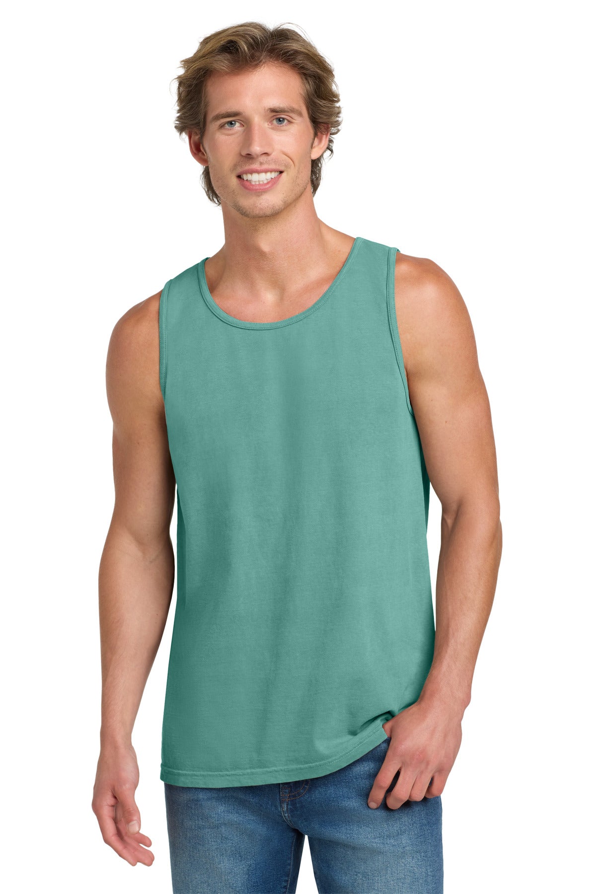 COMFORT COLORS  Heavyweight Ring Spun Tank Top. 9360 - EMBROIDERED