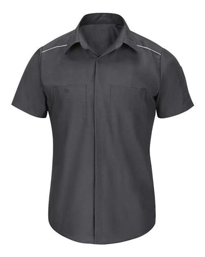 Red Kap Men's Short Sleeve Pro Airflow Work Shirt - SP4A - EMBROIDERED