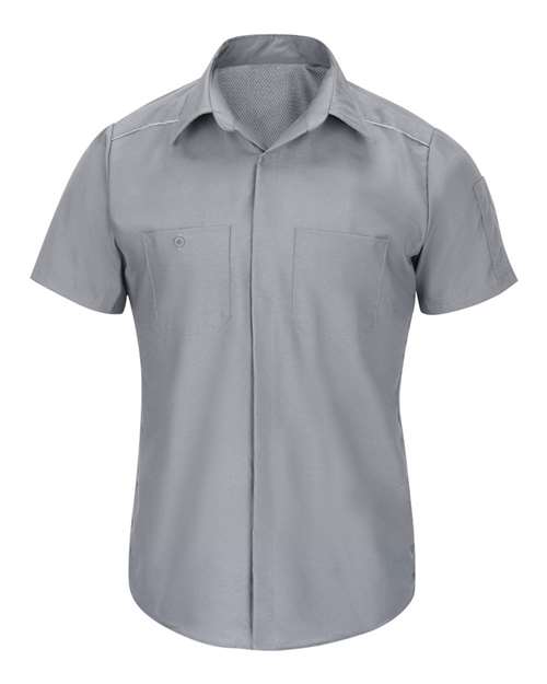 Red Kap Men's Short Sleeve Pro Airflow Work Shirt - SP4A - EMBROIDERED