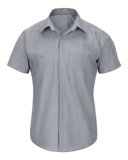 Red Kap Men's Short Sleeve Pro Airflow Work Shirt - SP4A - EMBROIDERED