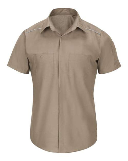 Red Kap Men's Short Sleeve Pro Airflow Work Shirt - SP4A - EMBROIDERED
