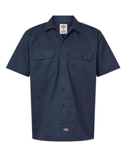 Dickies Men's Short Sleeve Work Shirt - 2574 - EMBROIDERED