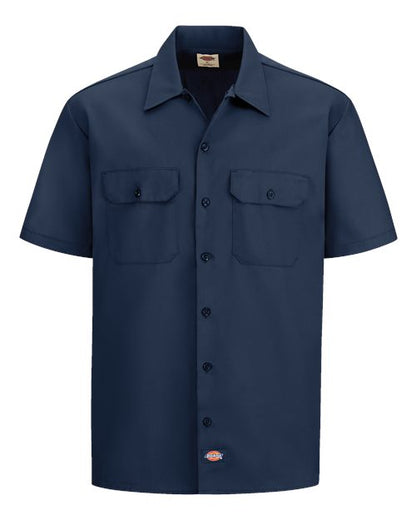 Dickies Men's Short Sleeve Work Shirt - 2574 - EMBROIDERED