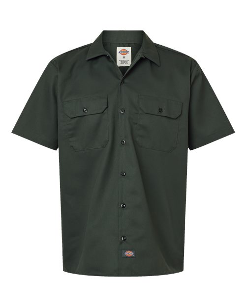 Dickies Men's Short Sleeve Work Shirt - 2574 - EMBROIDERED