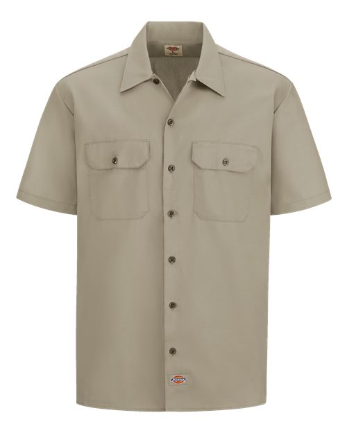 Dickies Men's Tall Short Sleeve Work Shirt - 2574T - EMBROIDERED